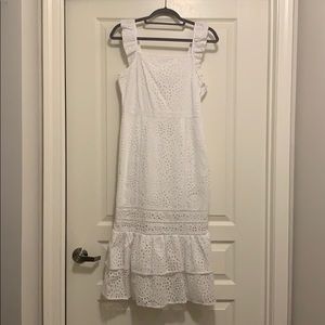 Eyelet lace dress
